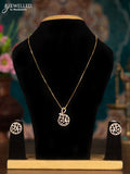 Gold chain with cz stones