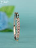 Rose gold bracelet with cz stones