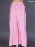 Peach Pink Cotton Palazzo Pant