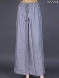 Grey Linen Cotton Palazzo Pant