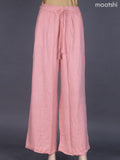 Peach Shade Linen Cotton Palazzo Pant