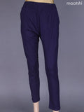 Navy Blue Cotton Stretchable Pant