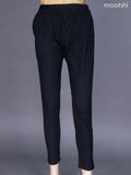 Black Cotton Stretchable Pant