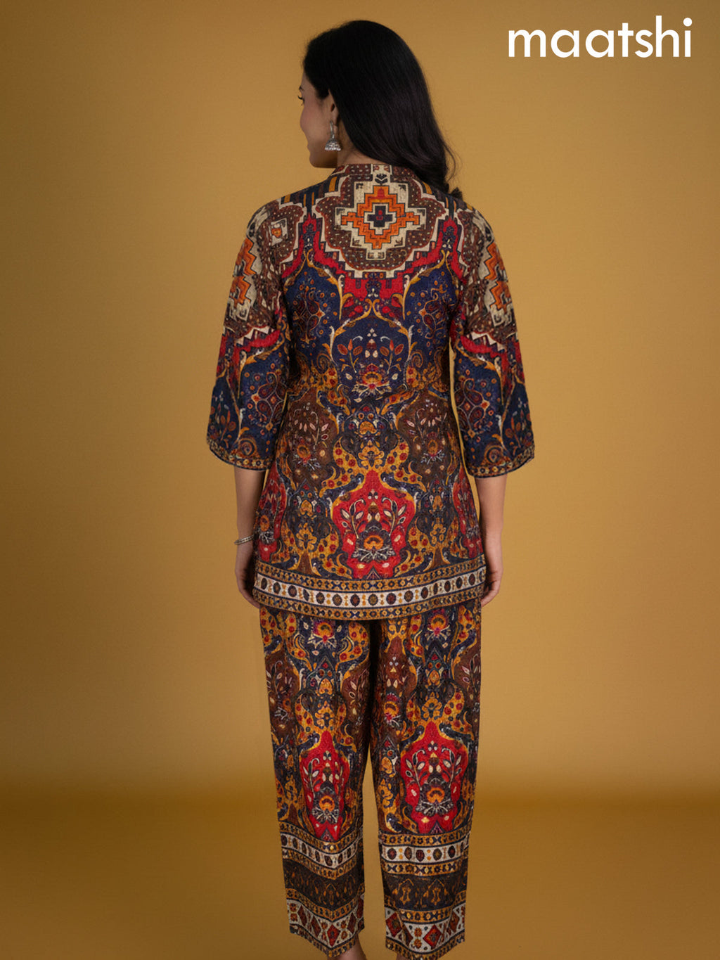 Multi Muslin Printed Co-Ord Set