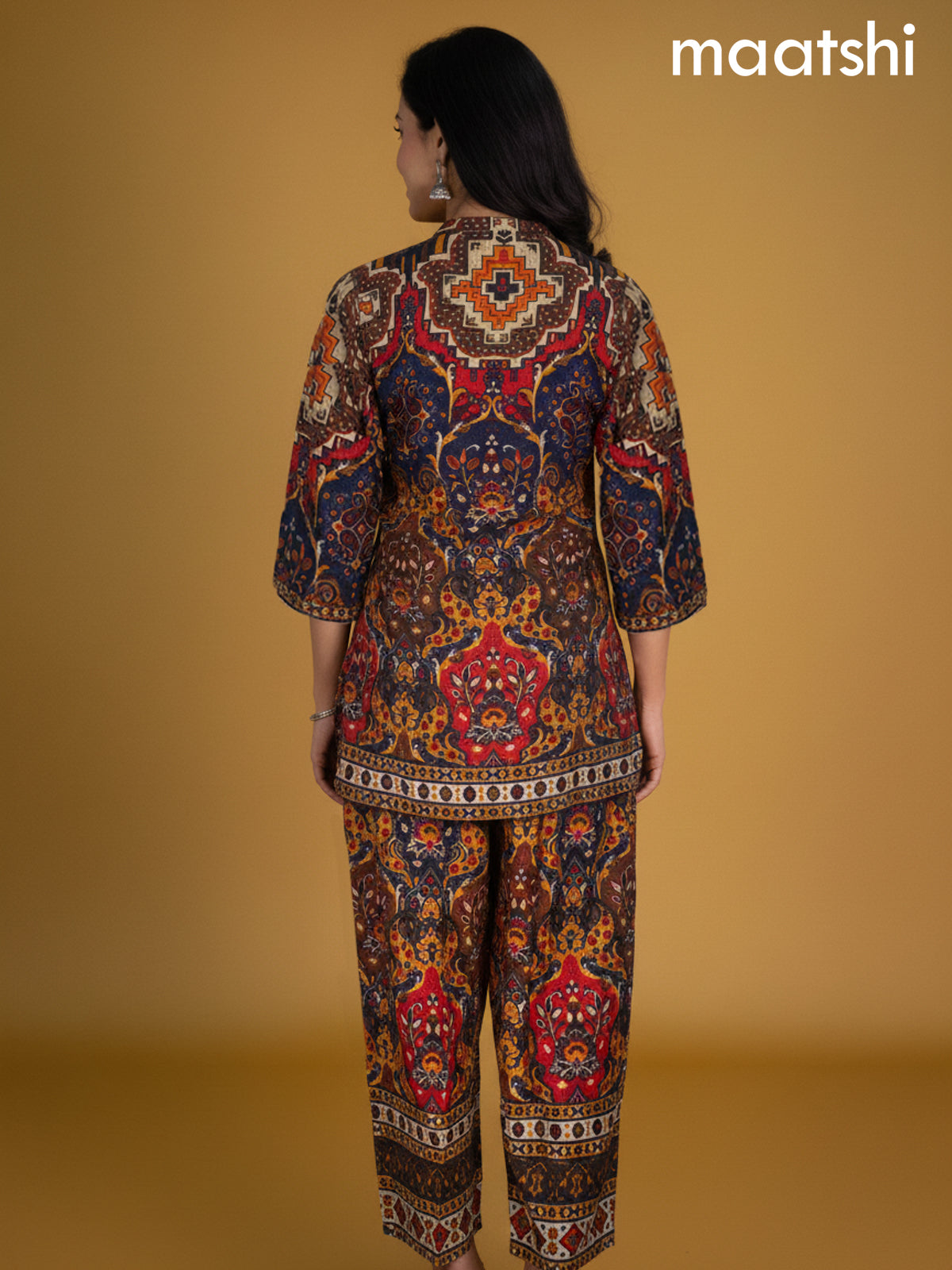 Multi Muslin Printed Co-Ord Set