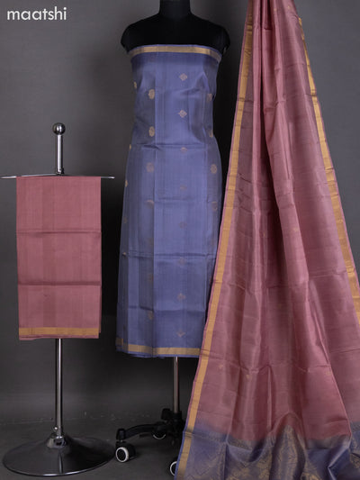 Pure Silk Unstitched Salwar Suits