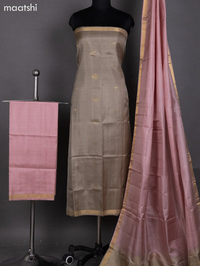 Pure Silk Unstitched Salwar Suits