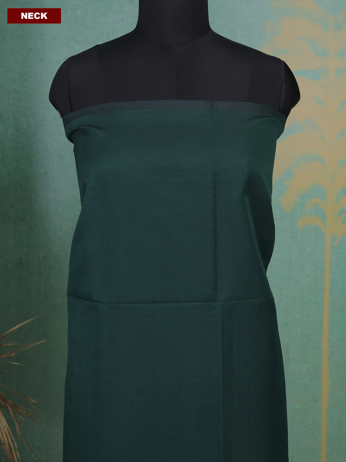 Sap Green and Mustard Yellow Ikat Dress Material With Ikat Weaves Maatshi Sap Green and Mustard Yellow Ikat Dress Material With Ikat Weaves Maatshi