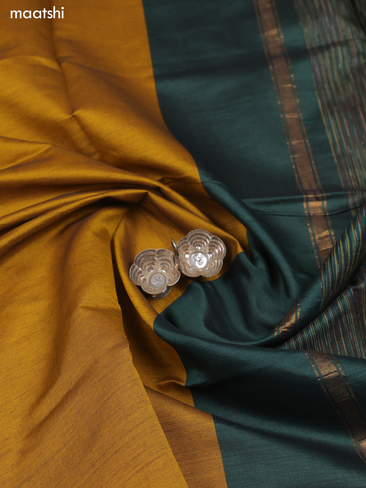 Sap Green Ikat Dress Material With Ikat Weaves and Bottom & Dupatta