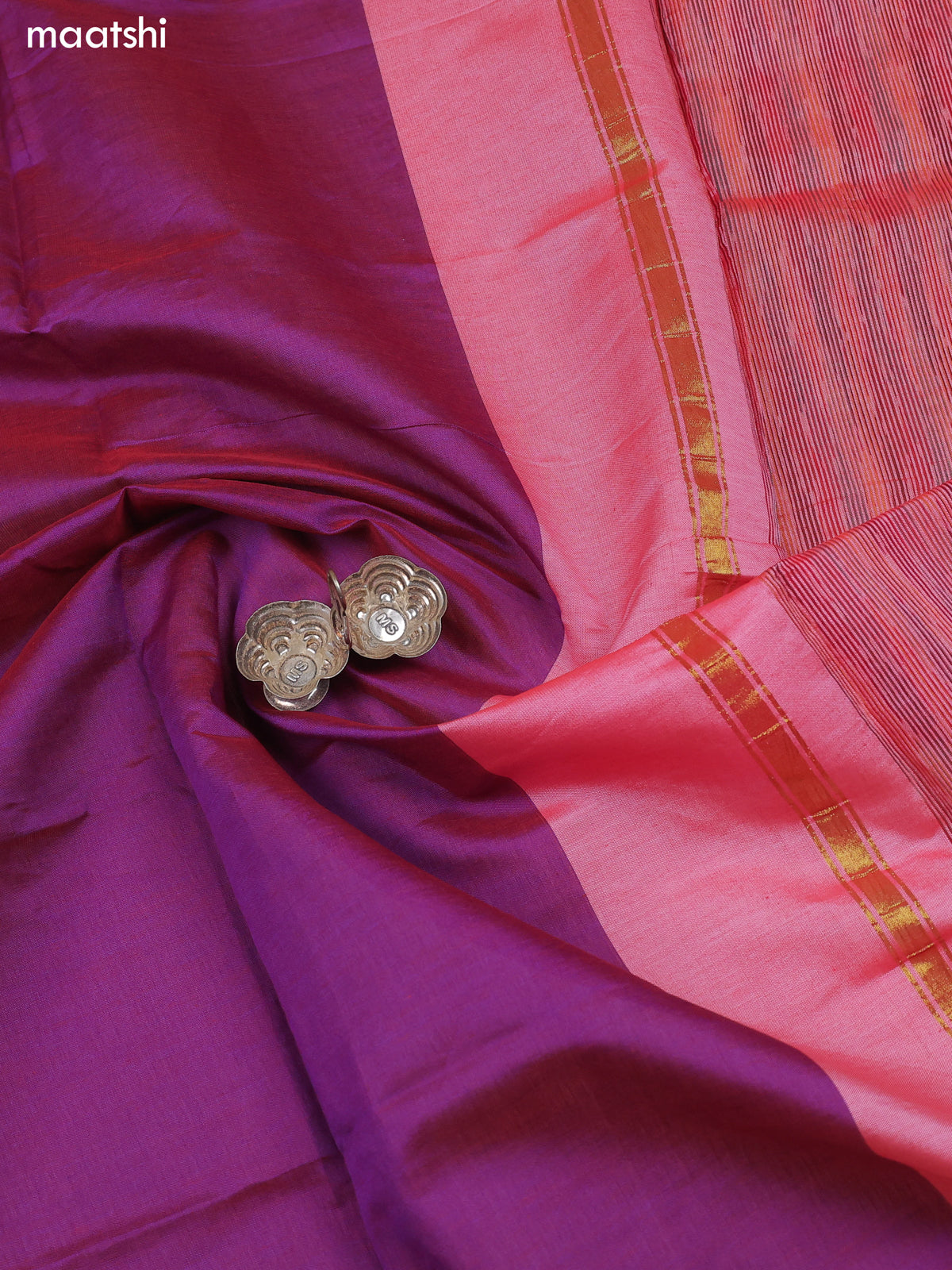 Baby Pink Ikat Dress Material With Ikat Weaves and Bottom & Dupatta