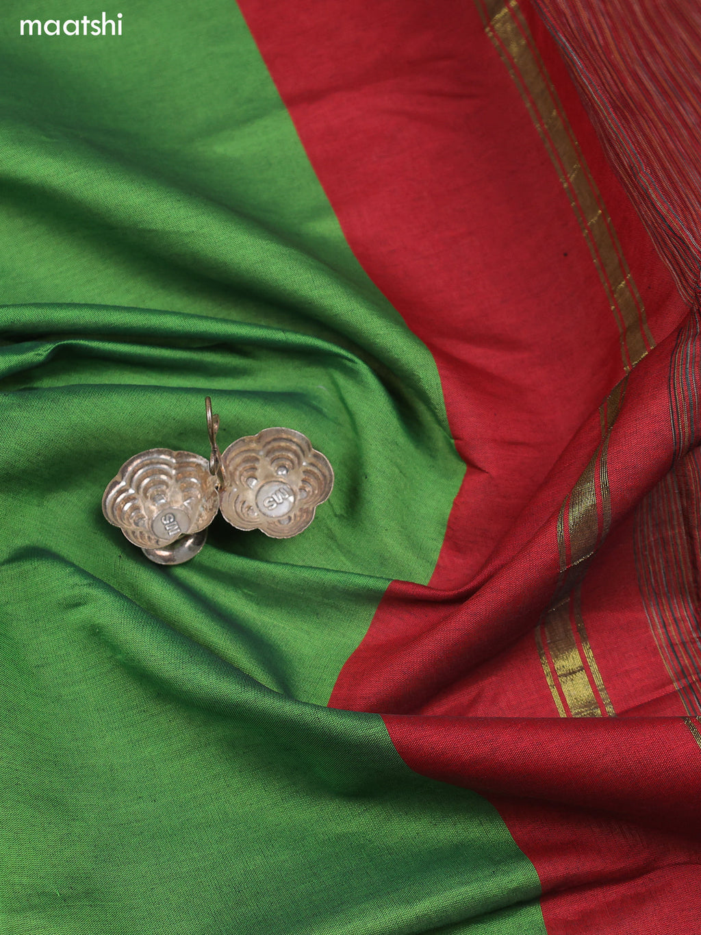 Red Ikat Dress Material With Ikat Weaves and Bottom & Dupatta
