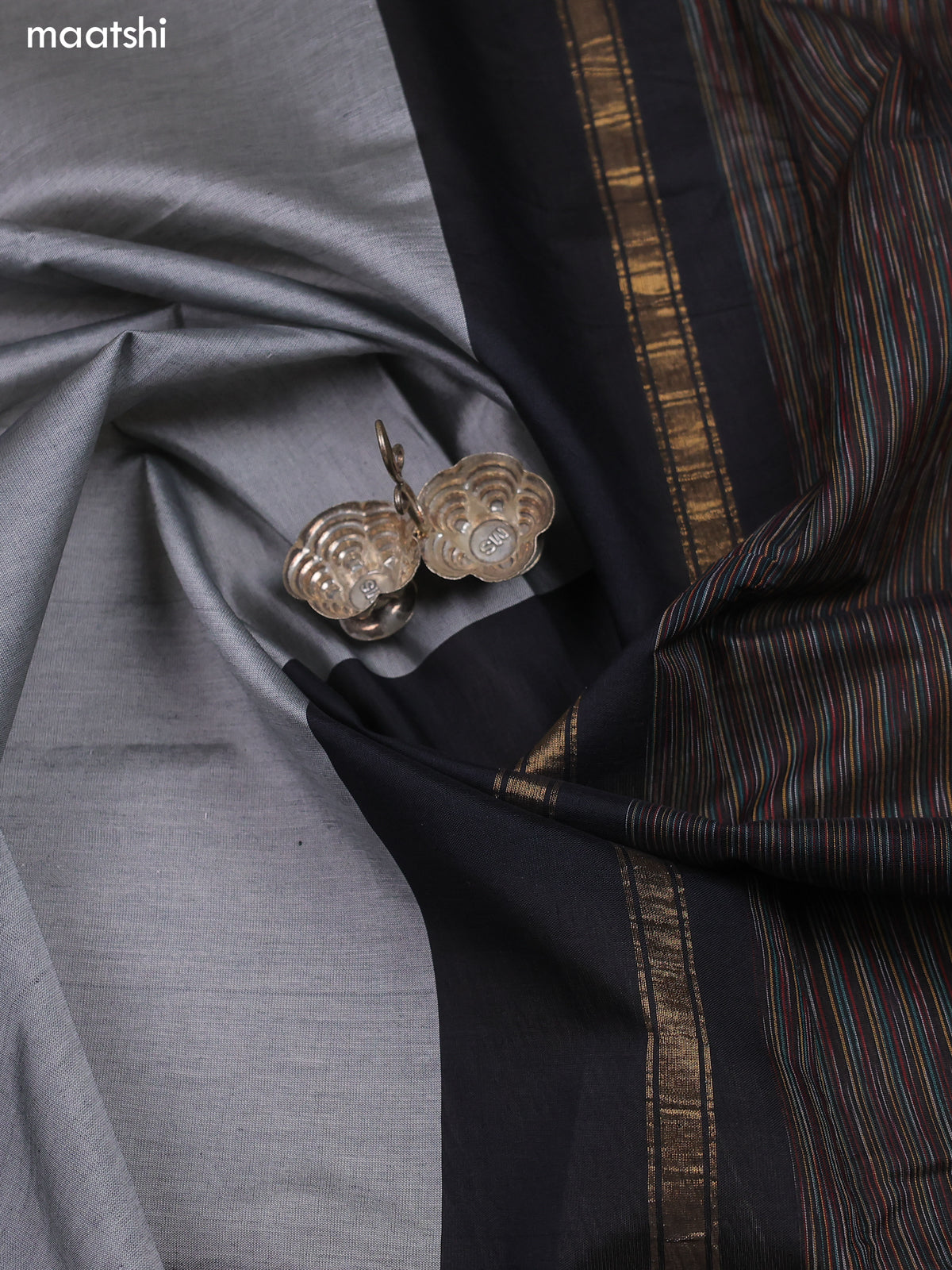 Black Ikat Dress Material With Ikat Weaves and Bottom & Dupatta