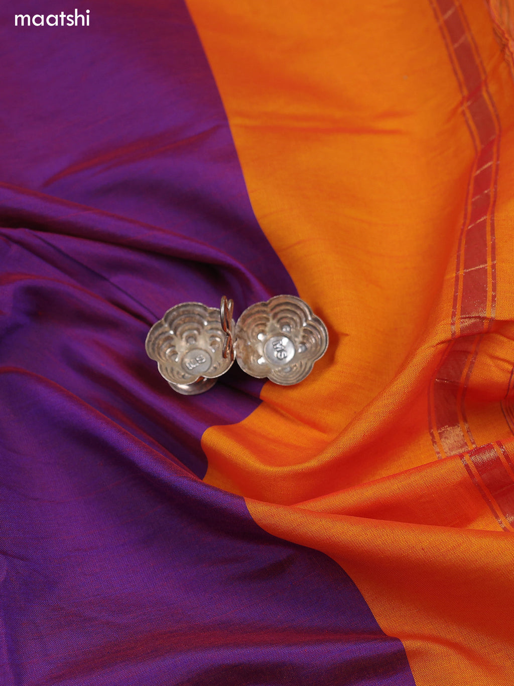 Rust Orange Ikat Dress Material With Ikat Weaves and Bottom & Dupatta