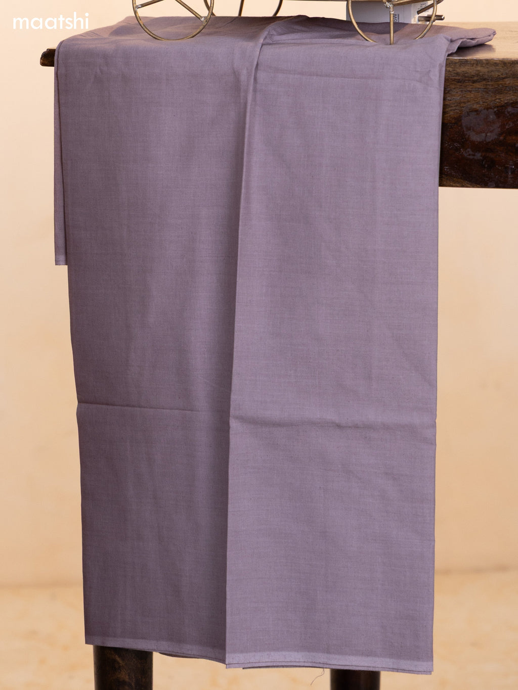 Pastel Brown Tissue Silk Dress Material With Floral Embroidery Work Border and Bottom & Dupatta