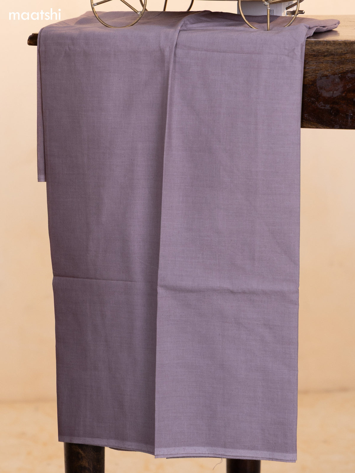 Pastel Brown Tissue Silk Dress Material With Floral Embroidery Work Border and Bottom & Dupatta