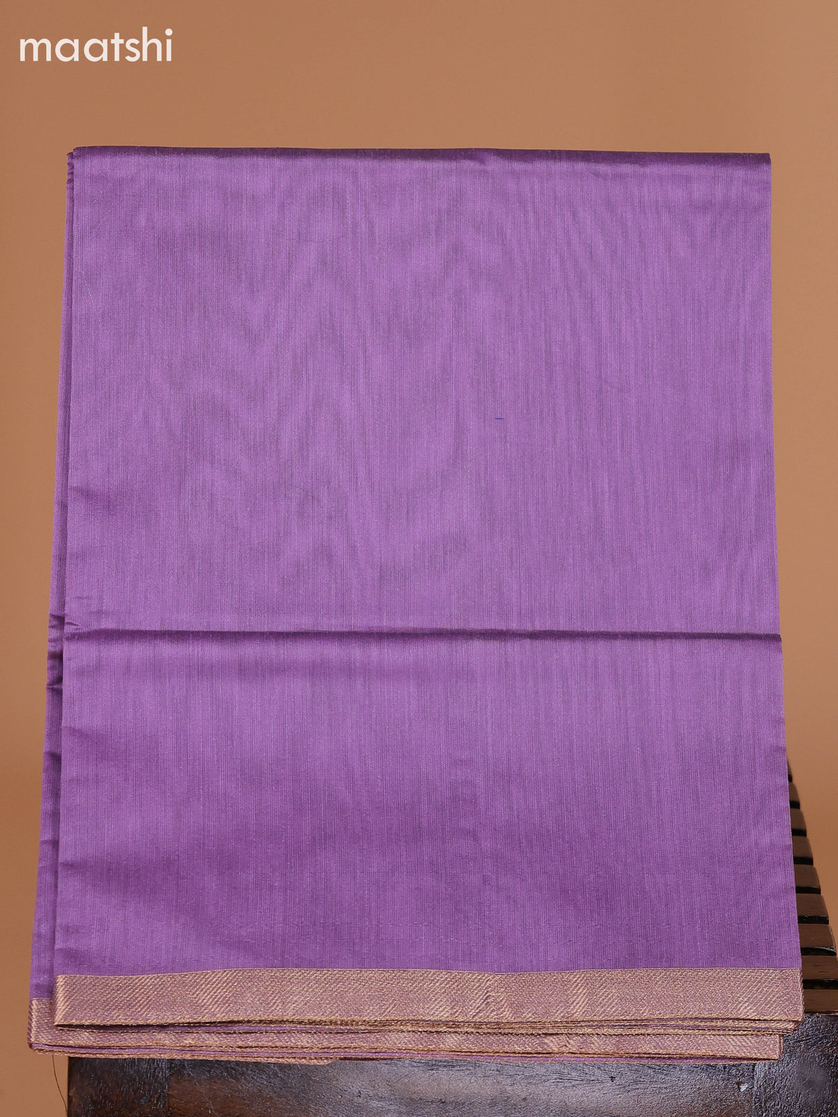 Mehendi Green and Lavender Semi Silk Cotton Dress Material With Zari Buttas And Bottom & Dupatta