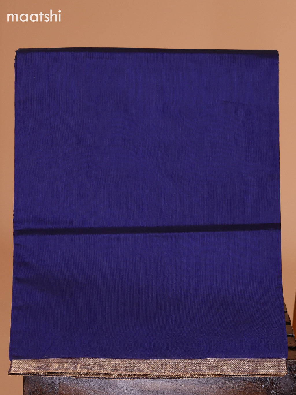 Mustard Yellow and Navy Blue Semi Silk Cotton Dress Material With Zari Buttas And Bottom & Dupatta