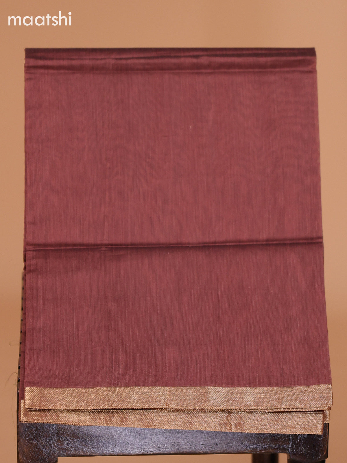 Black and Pastel Brown Semi Silk Cotton Dress Material With Zari Buttas And Bottom & Dupatta