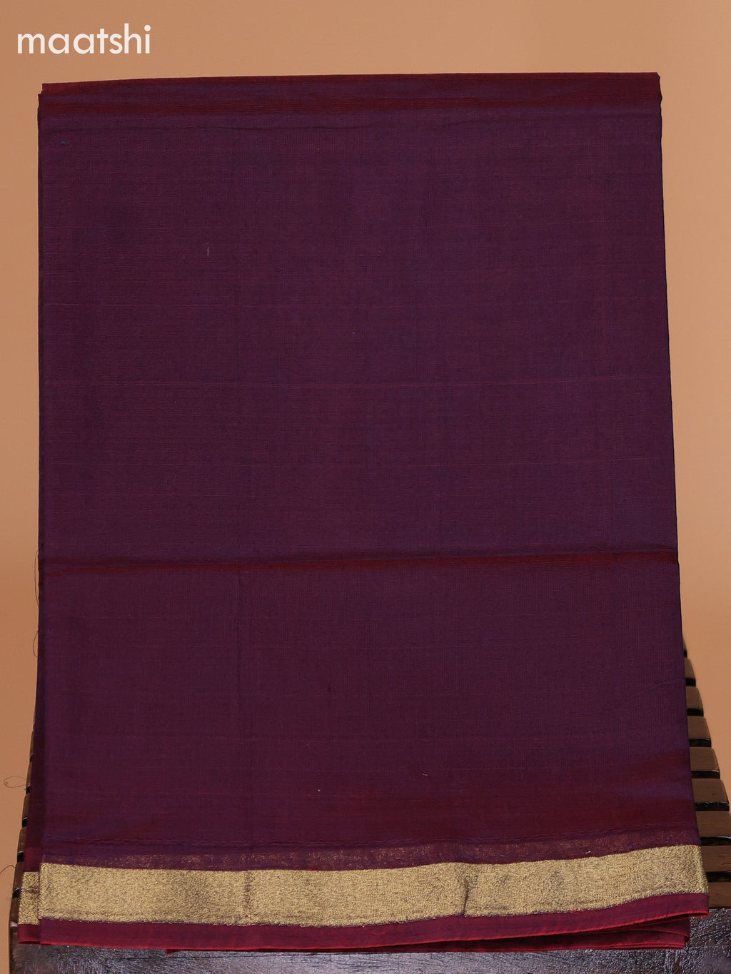 Green and Dark Maroon Semi Silk Cotton Dress Material With Zari Buttas And Bottom & Dupatta
