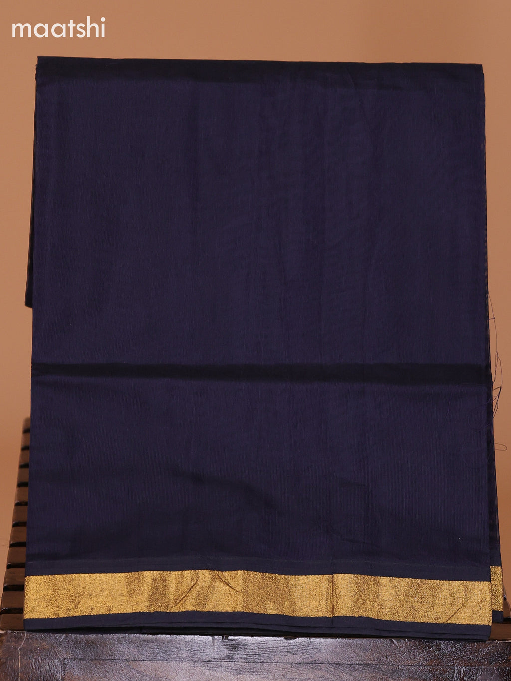 Pastel Purple and Black Semi Silk Cotton Dress Material With Zari Buttas and Bottom & Dupatta