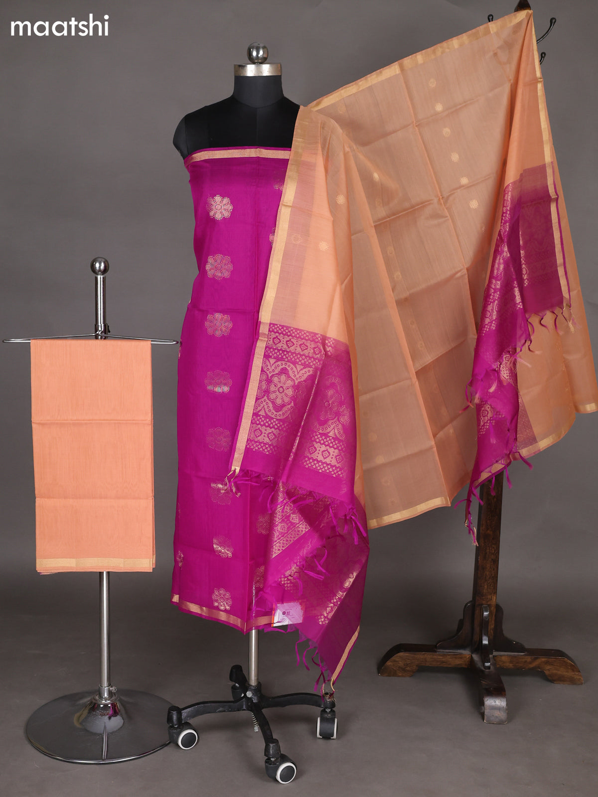 Silk Cotton Unstitched Salwar Suits Maatshi Silk Cotton Unstitched Salwar Suits Maatshi
