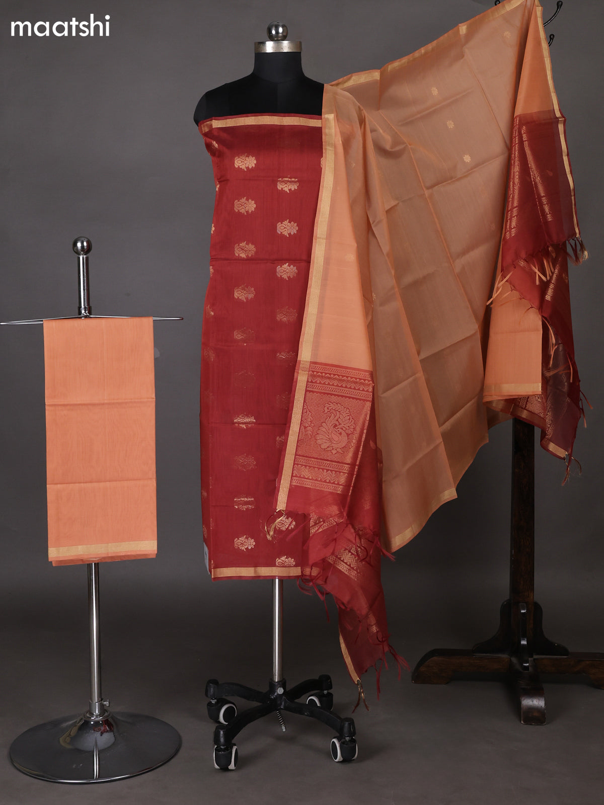 Silk Cotton Unstitched Salwar Suits Maatshi Silk Cotton Unstitched Salwar Suits Maatshi