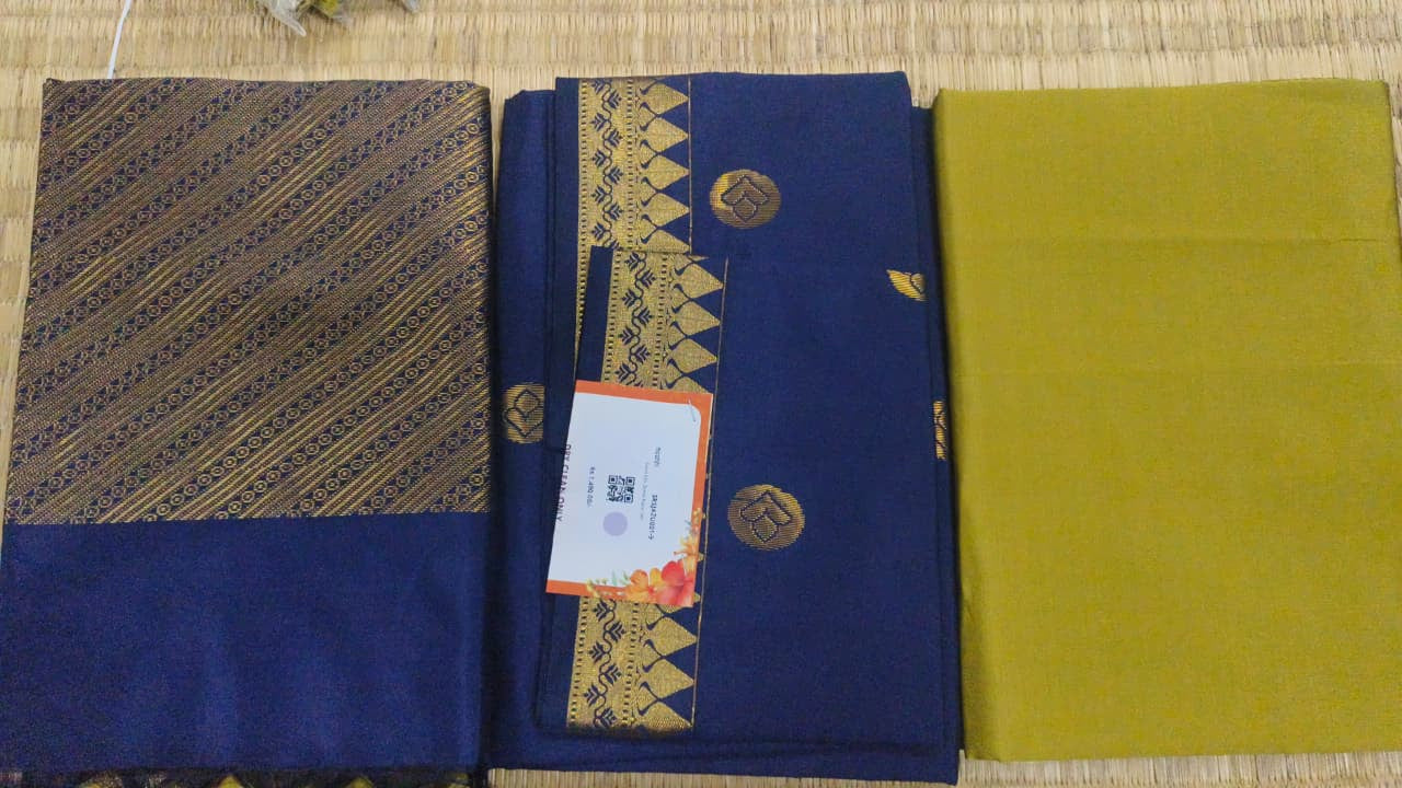 Semi Silk Dress Materials